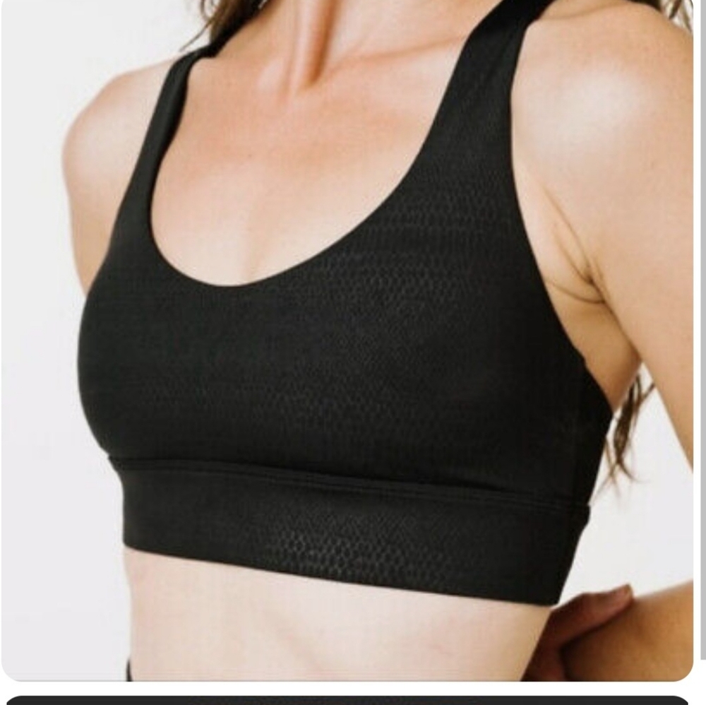 Zyia Active Black Venom LnT Strappy Bra size XXXL